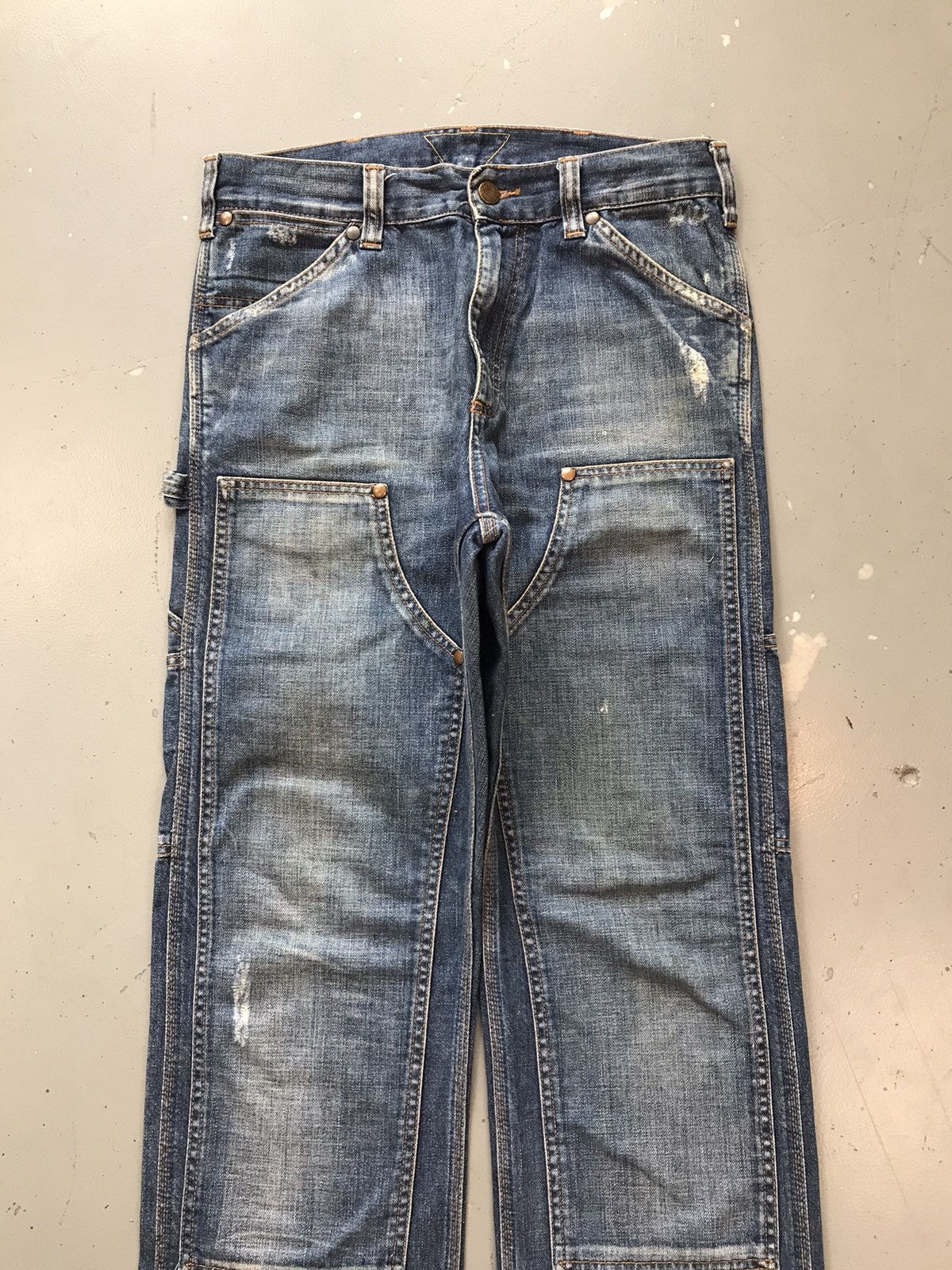 Vintage Vintage meltin pot double knee distressed denim Size US 30 / EU 46 - 4 Thumbnail