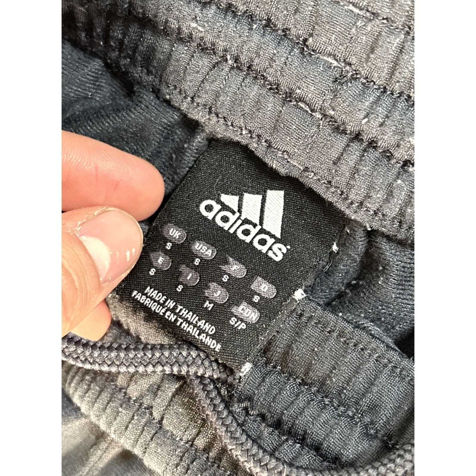 Adidas VINTAGE Adidas Track Pants Mens S Purple Warm Ups Pockets Y2K Baggy 00s Size US 29 - 5 Thumbnail