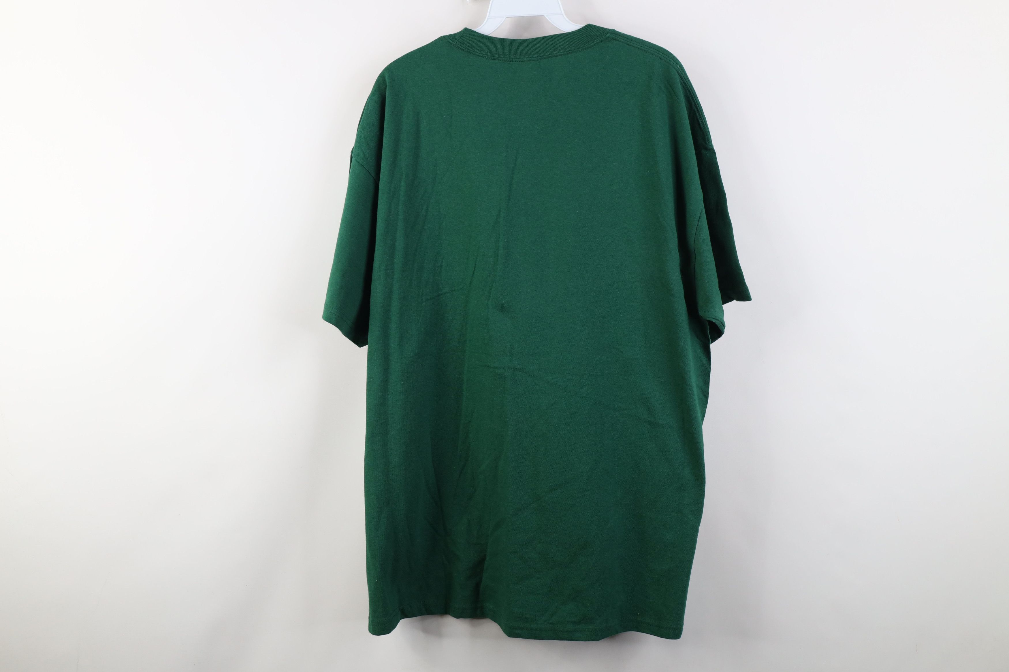 Hanes Deadstock Vintage Y2K Hanes Beefy T-Shirt Hunter Green Size US XL / EU 56 / 4 - 9 Thumbnail