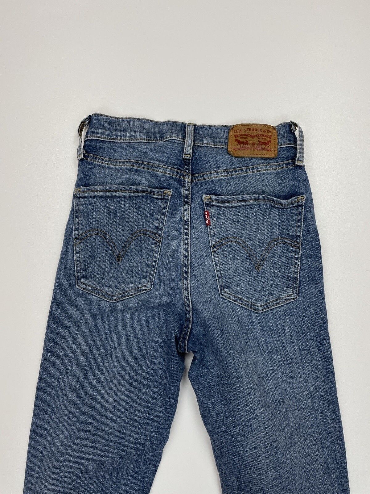 Levi's Levi's Premium Mile High Waist Skinny Jeans Blue Size 25 Size 25" / US 0 / IT 36 - 8 Thumbnail
