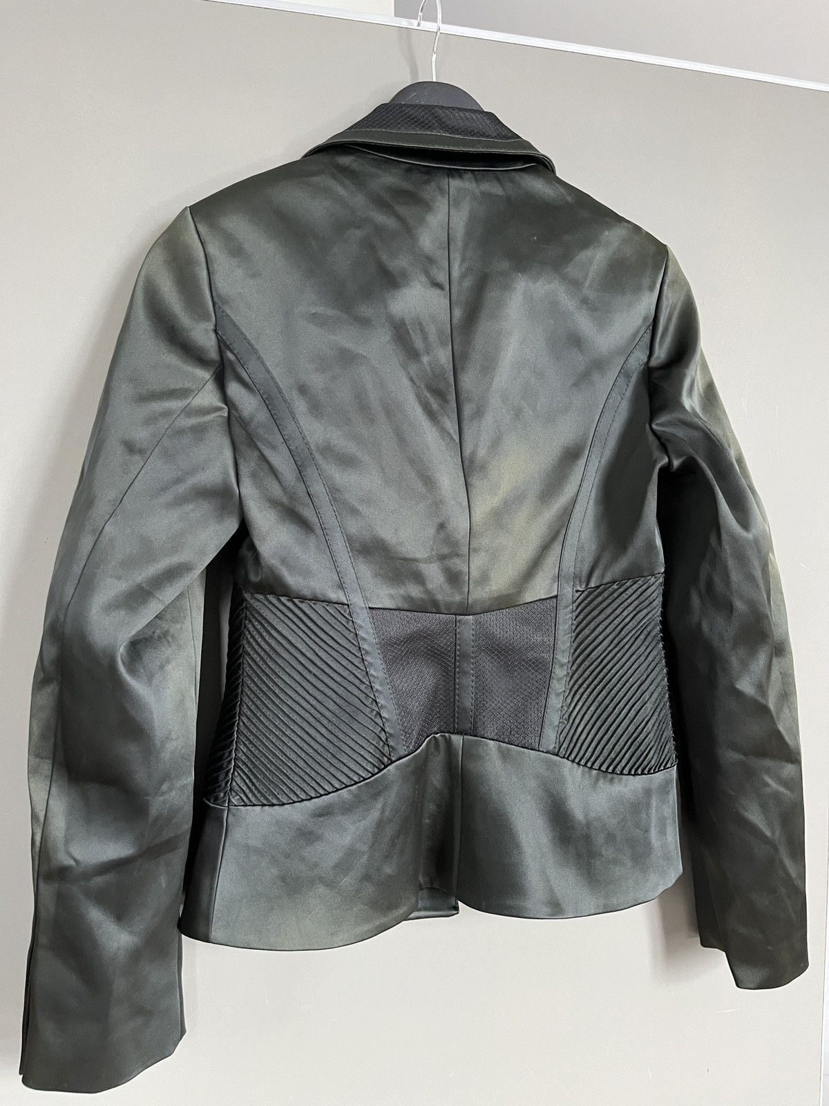 Karen Millen Karen Millen Gradient Green Blazer Jacket Size M / US 6-8 / IT 42-44 - 12 Thumbnail