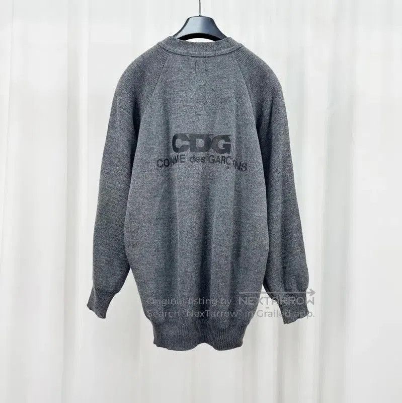 Comme des Garcons Comme des Garçons Gray Wool Cardigan for Men . Size US M / EU 48-50 / 2 - 2 Thumbnail