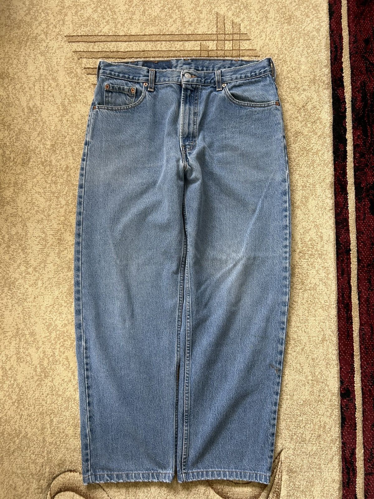 Levi's Vintage 90s Levis 550 Faded Light Wash Jeans Size US 34 / EU 50 - 7 Thumbnail
