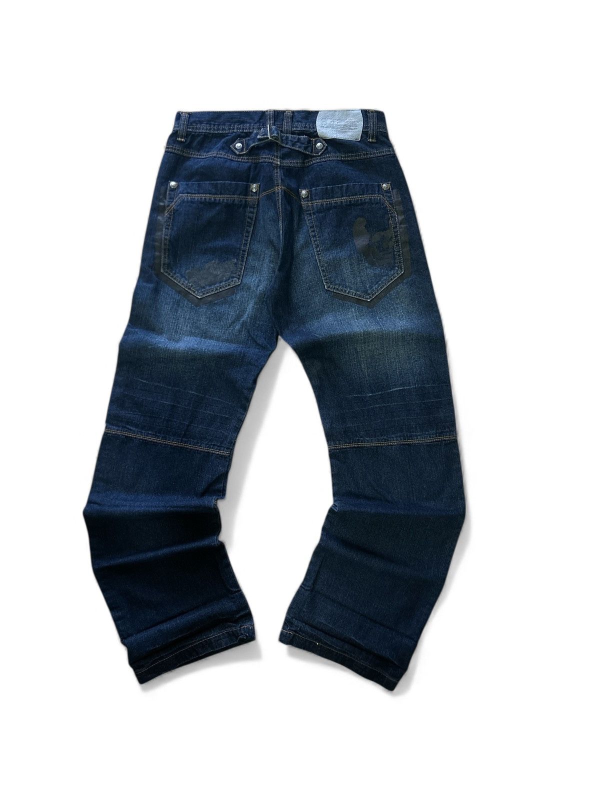 Vintage Vintage Y2K No Fear Carpenter Style Dark Wash Denim Jeans Size US 32 / EU 48 - 4 Thumbnail