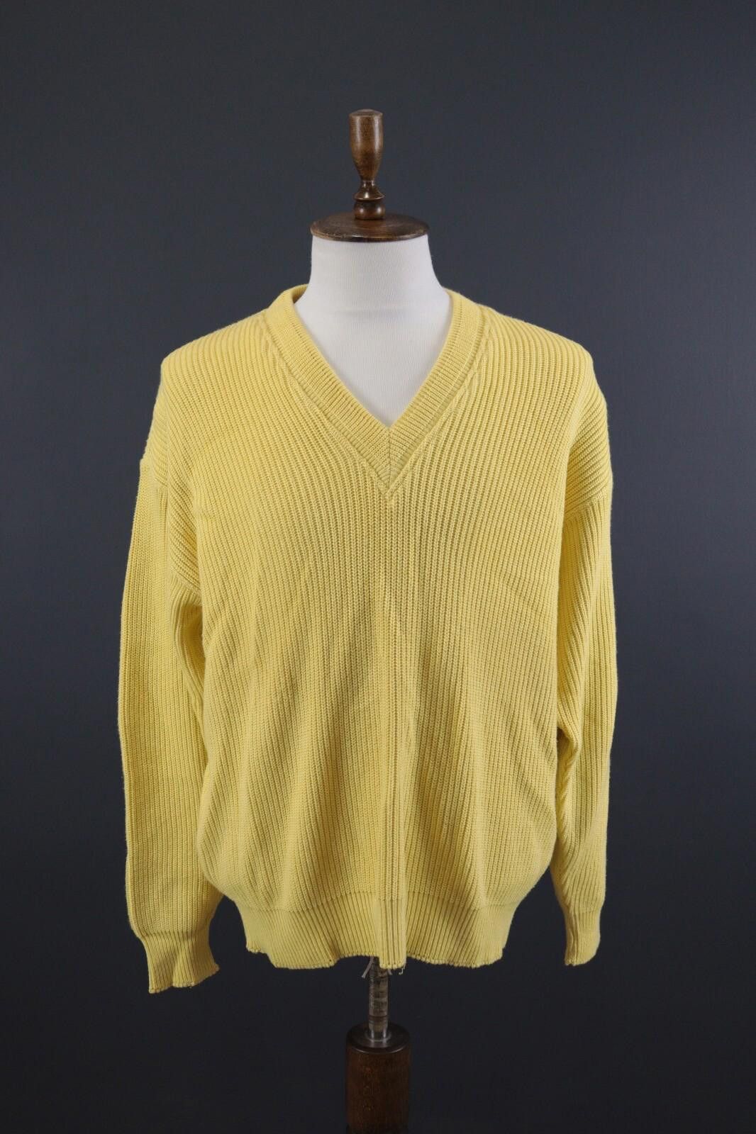 Carlo Colucci Carlo Colucci Yellow Knit Ribbed Size L-XL US 44 EU 554 Size US L / EU 52-54 / 3 - 1 Thumbnail