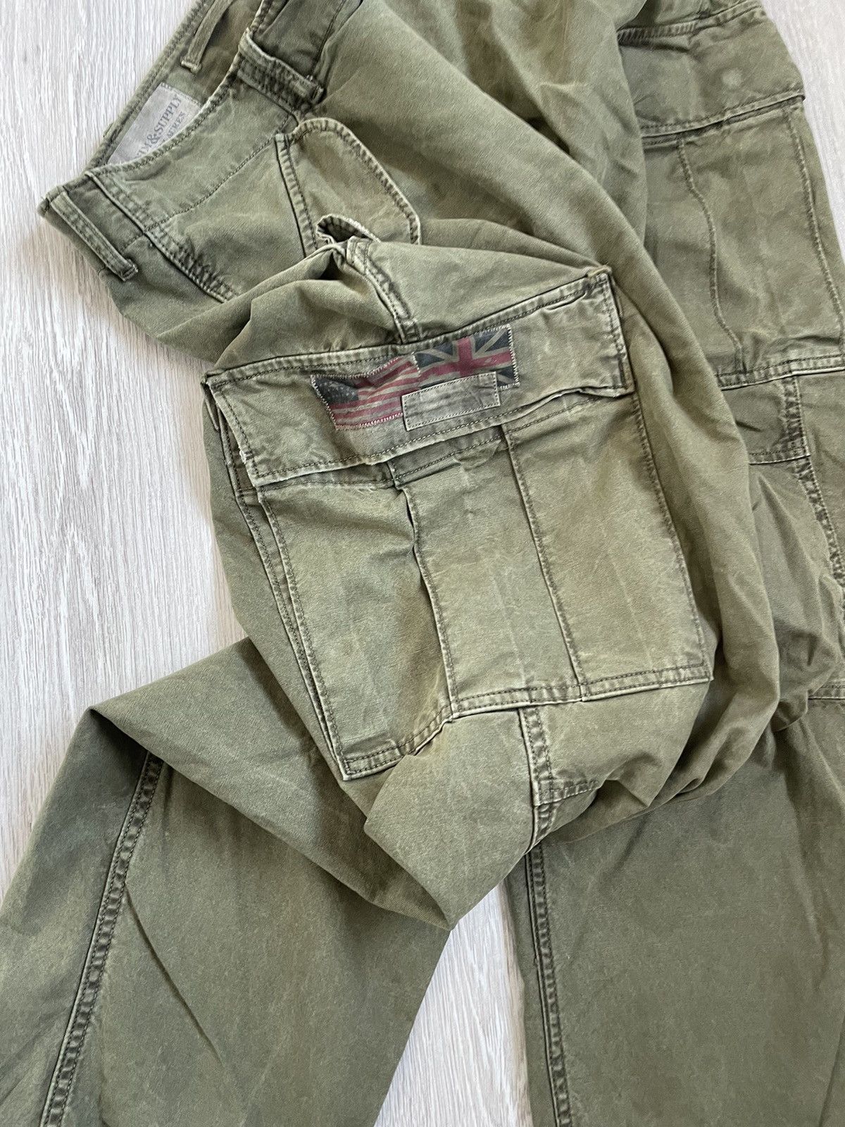 Denim & Supply Ralph Lauren Ralph Lauren Military Cargo pants Y2K army USA Size US 36 / EU 52 - 3 Thumbnail