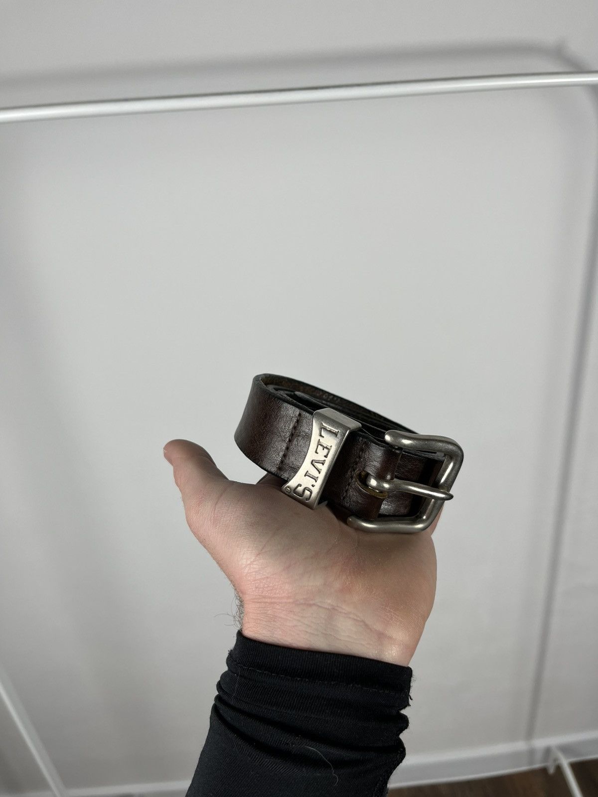 Levi's Levi’s Genuine Leather Belt Brown Vintage Style Size ONE SIZE - 1 Thumbnail