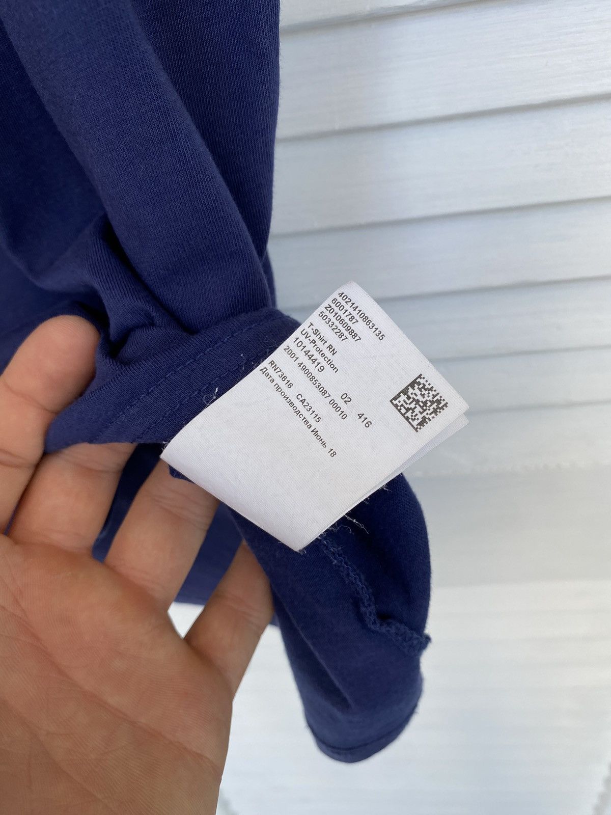 Hugo Boss Hugo Boss Big Logo Tee Shirt Blue Size US M / EU 48-50 / 2 - 9 Thumbnail