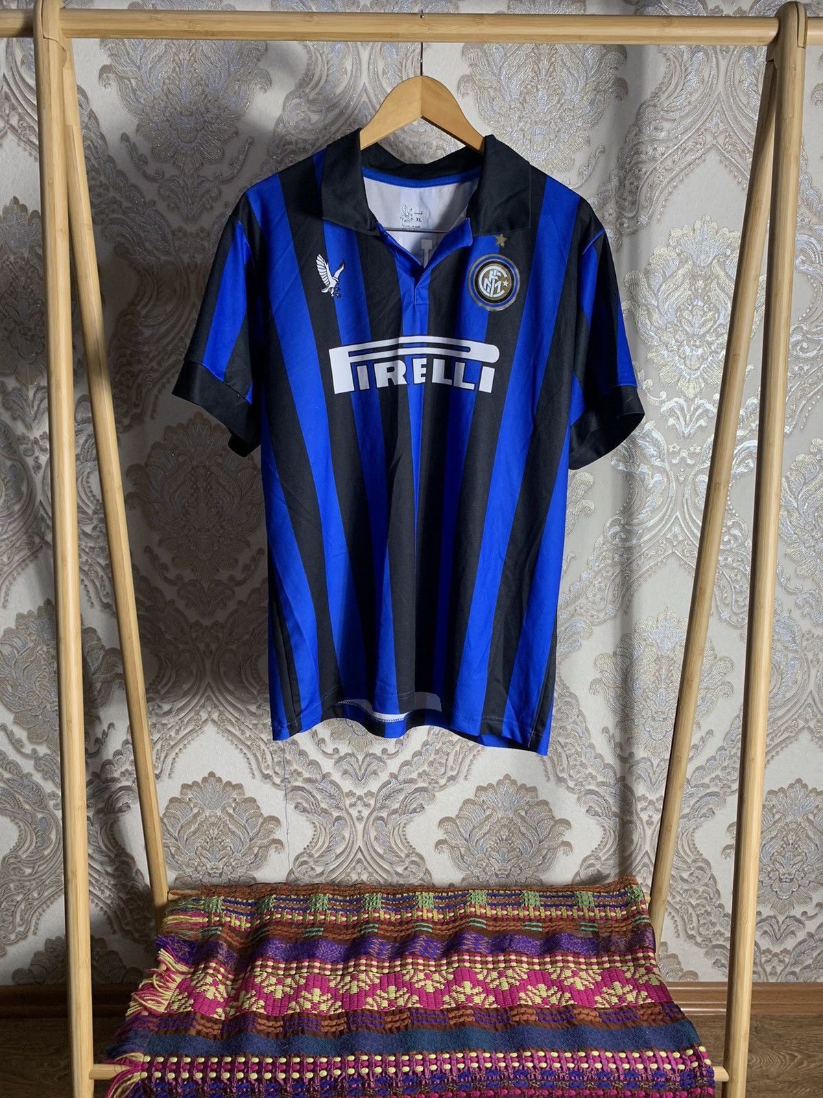 hot vintage inter milan sneijder 10 soccer jersey drill y2k rare