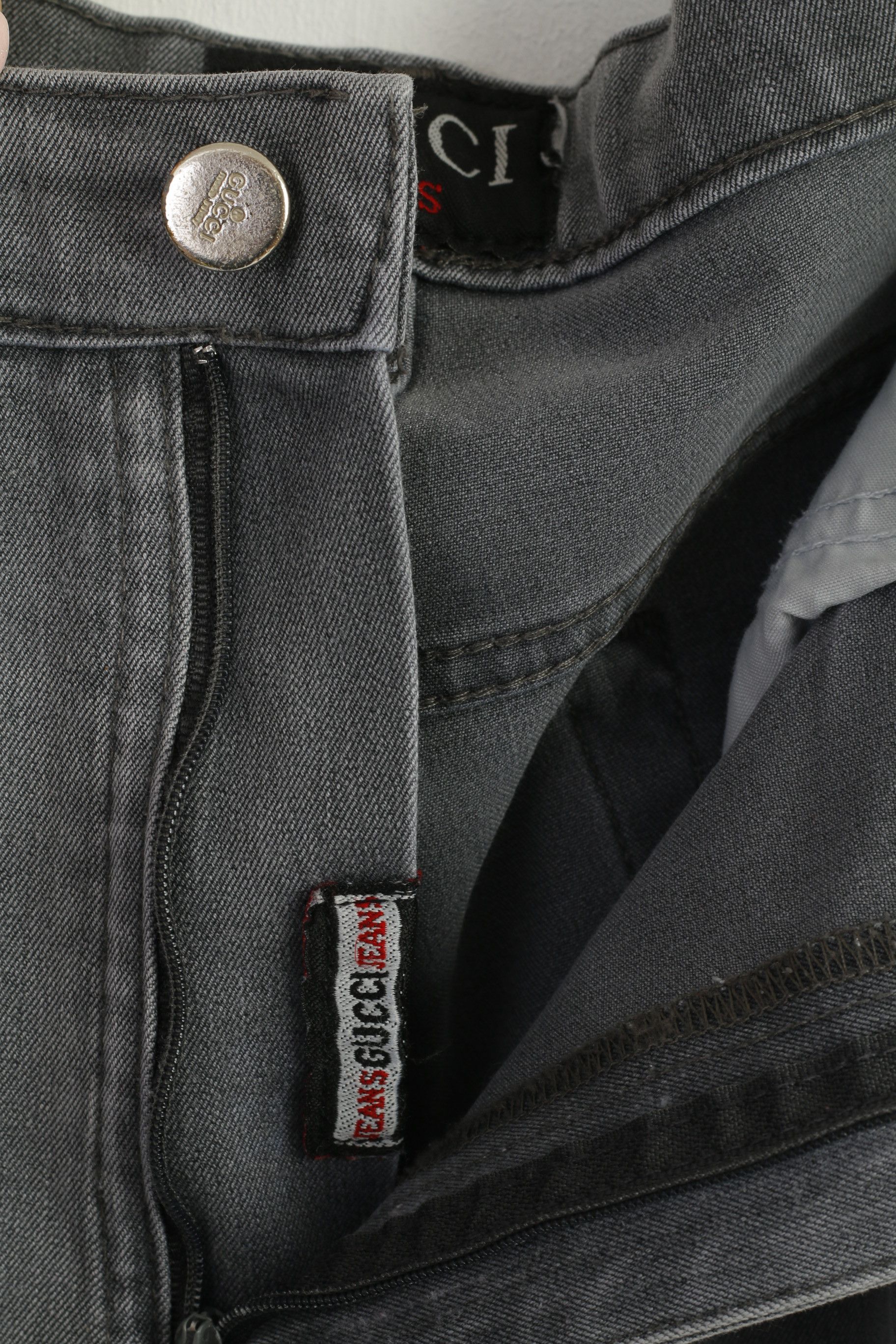 Gucci Gucci Jeans Men 36 Trousers Gray Cotton Stretch Soft 9628 Size US 36 / EU 52 - 4 Thumbnail