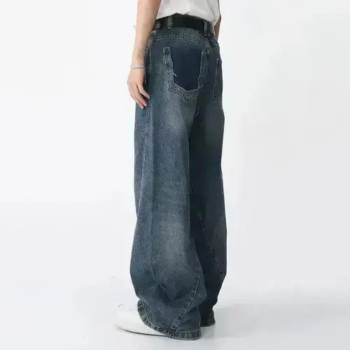 Japanese Brand Casual Simple Baggy Denim Size US 32 / EU 48 - 2 Thumbnail