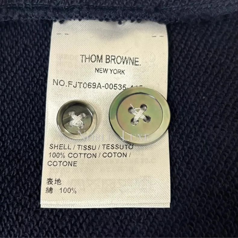 Thom Browne Thom Browne Blue hoodie sweater Size US XS / EU 42 / 0 - 5 Thumbnail
