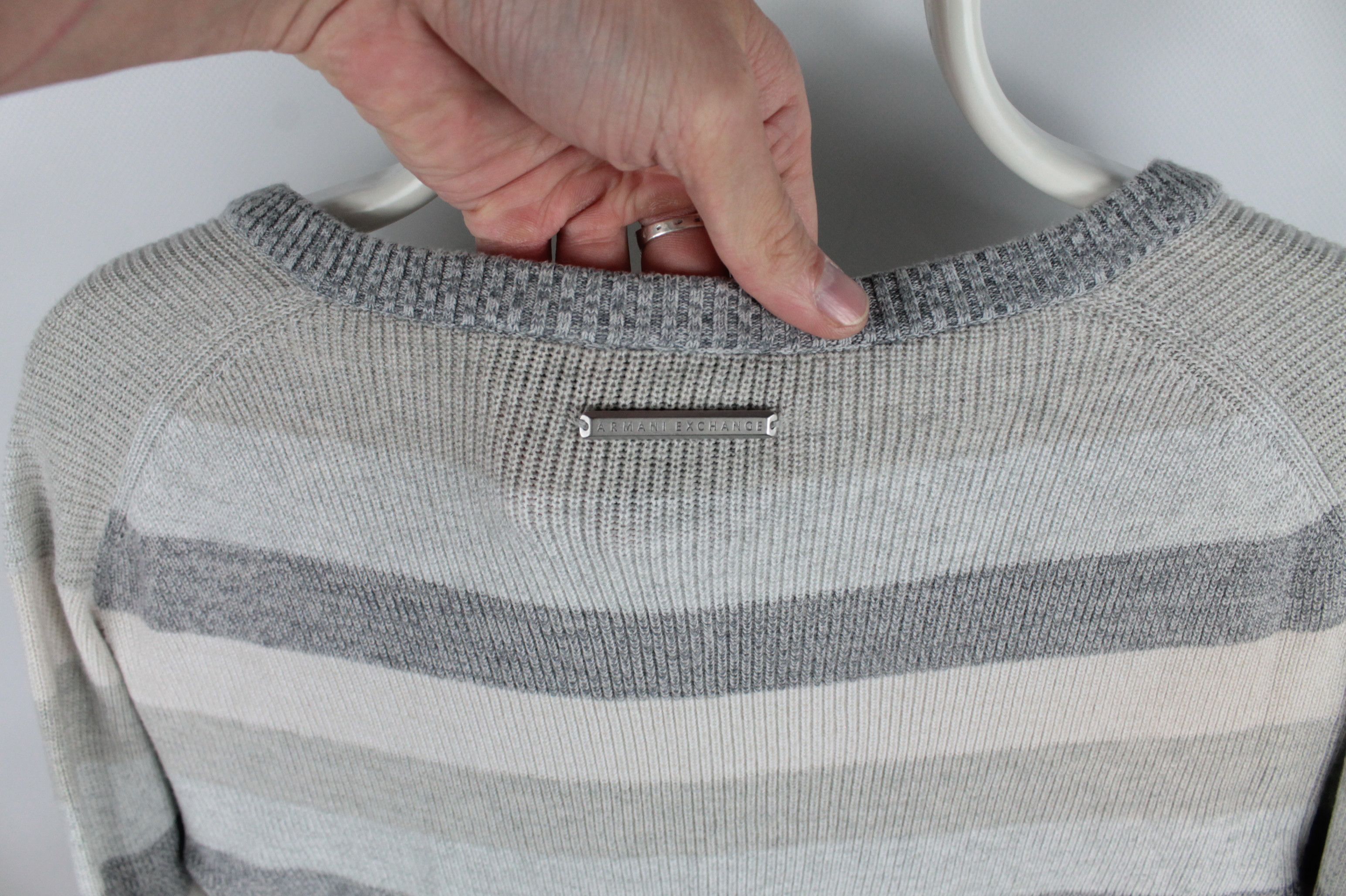 Armani × Armani Exchange Armani Exchange V-Neck Cotton Pullover Size US M / EU 48-50 / 2 - 6 Thumbnail