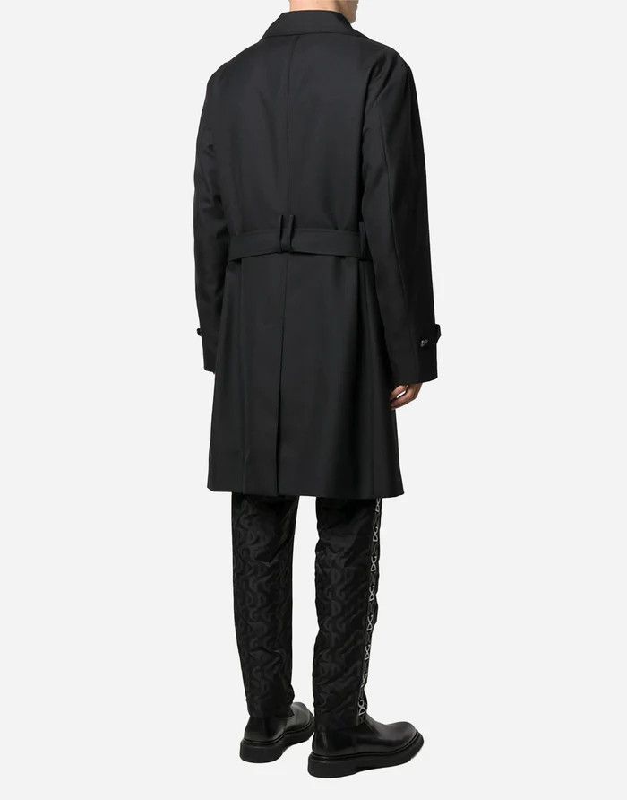 Dolce & Gabbana o1y0125 Double-Breasted Pea Coat in Black Size US L / EU 52-54 / 3 - 4 Thumbnail