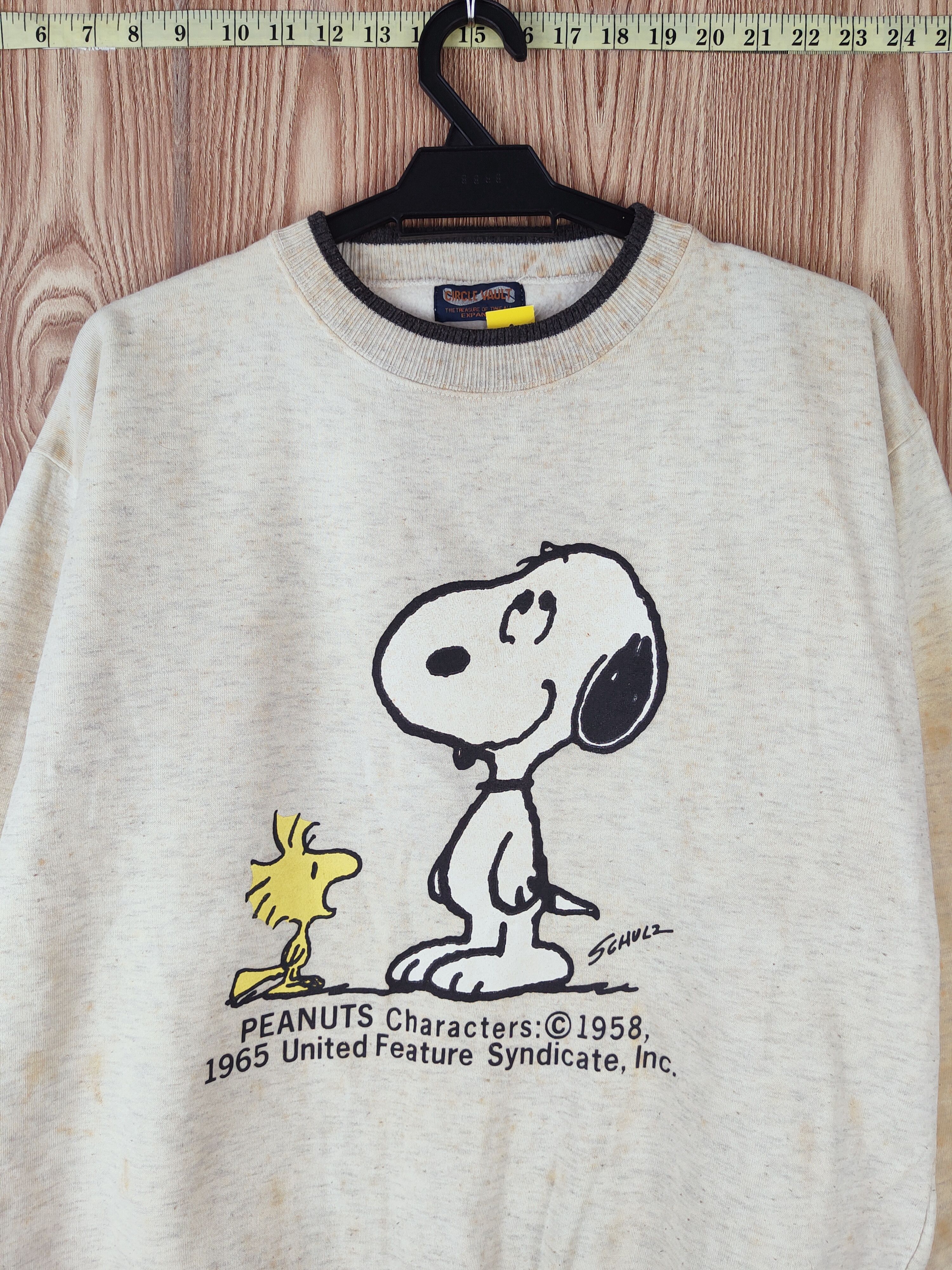 Cartoon Network × Peanuts × Vintage Circle Vault Cream Peanuts Sweatshirts #W029 Size US M / EU 48-50 / 2 - 2 Thumbnail