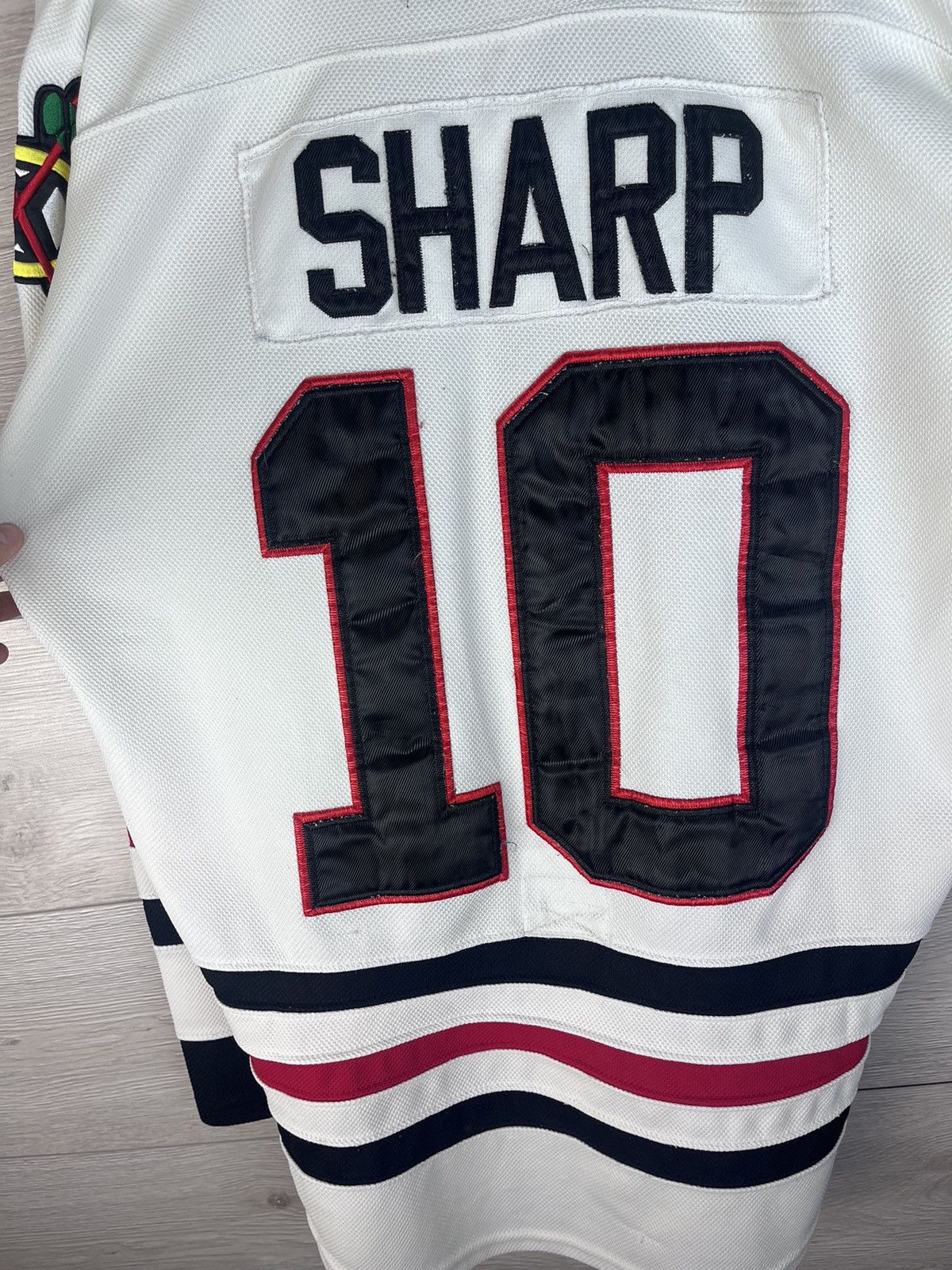 Reebok REEBOK HOKEY JERSEY NHL PATRICK SHARP #10 CHICAGO BLACKHAWKS Size US L / EU 52-54 / 3 - 17 Thumbnail