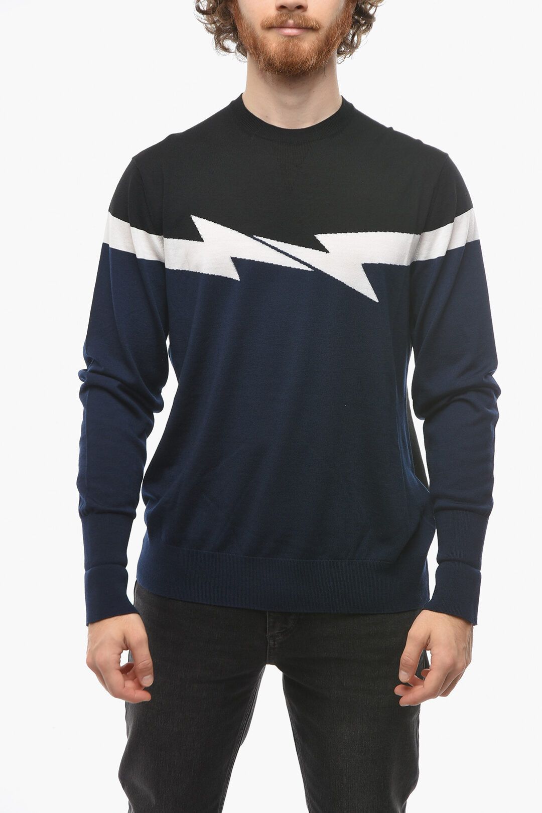 og1mm0823 Crewneck Sweater in Black