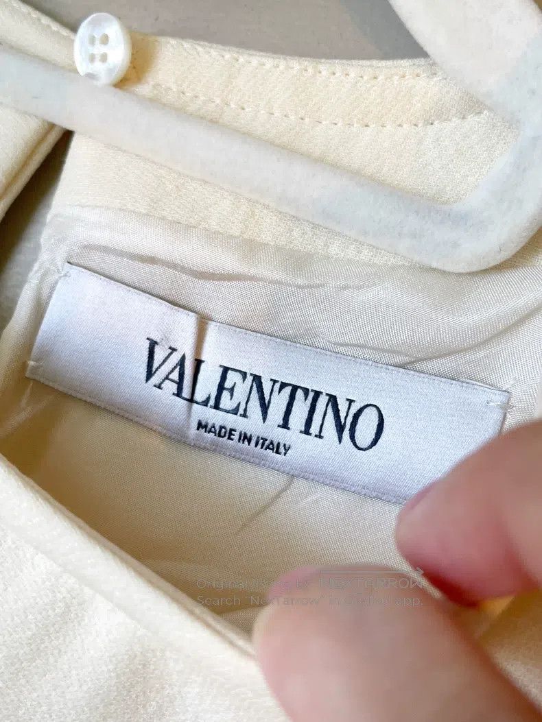 Valentino Valentino All silk wool orange top Size M / US 6-8 / IT 42-44 - 8 Thumbnail