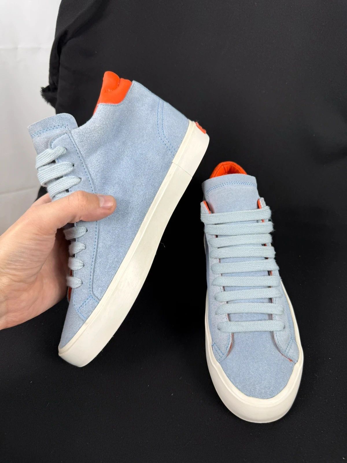 Tory Burch Tory Burch Hi-Top Suede Sneakers size 7 Size US 7 / IT 37 - 6 Thumbnail