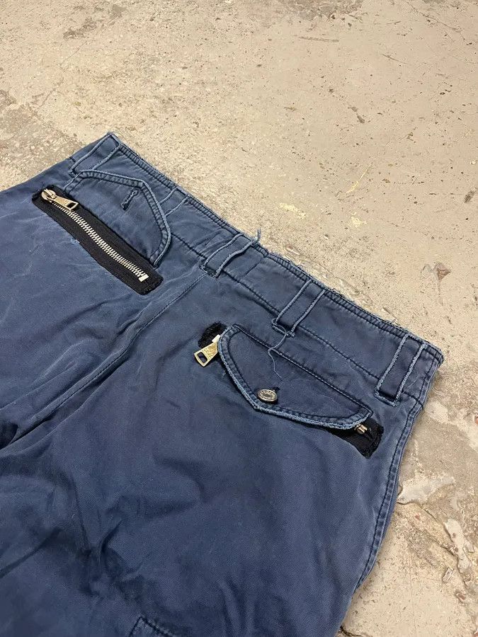 Dolce & Gabbana AW2002 Dolce & Gabbana Cargo Zip Blue Pants Size US 34 / EU 50 - 11 Thumbnail