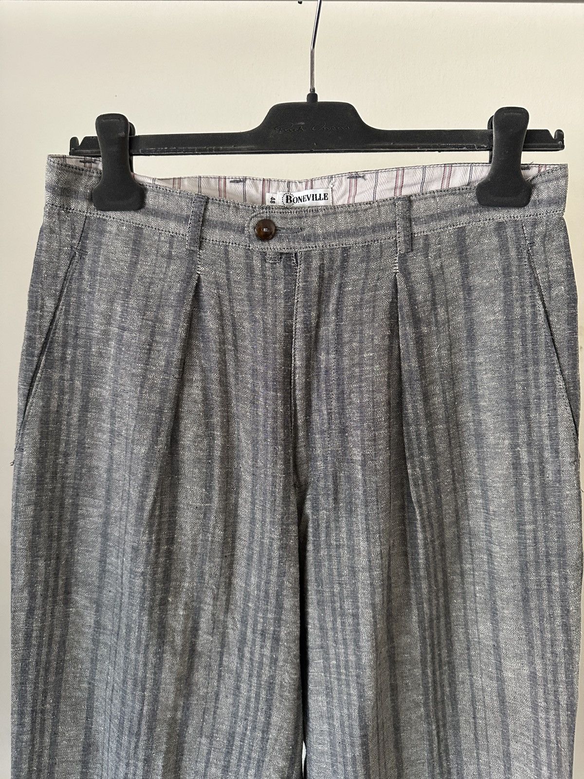 Boneville 1990s Boneville Pleated Front Wide Leg Pant Massimo Osti Era Size US 30 / EU 46 - 4 Thumbnail