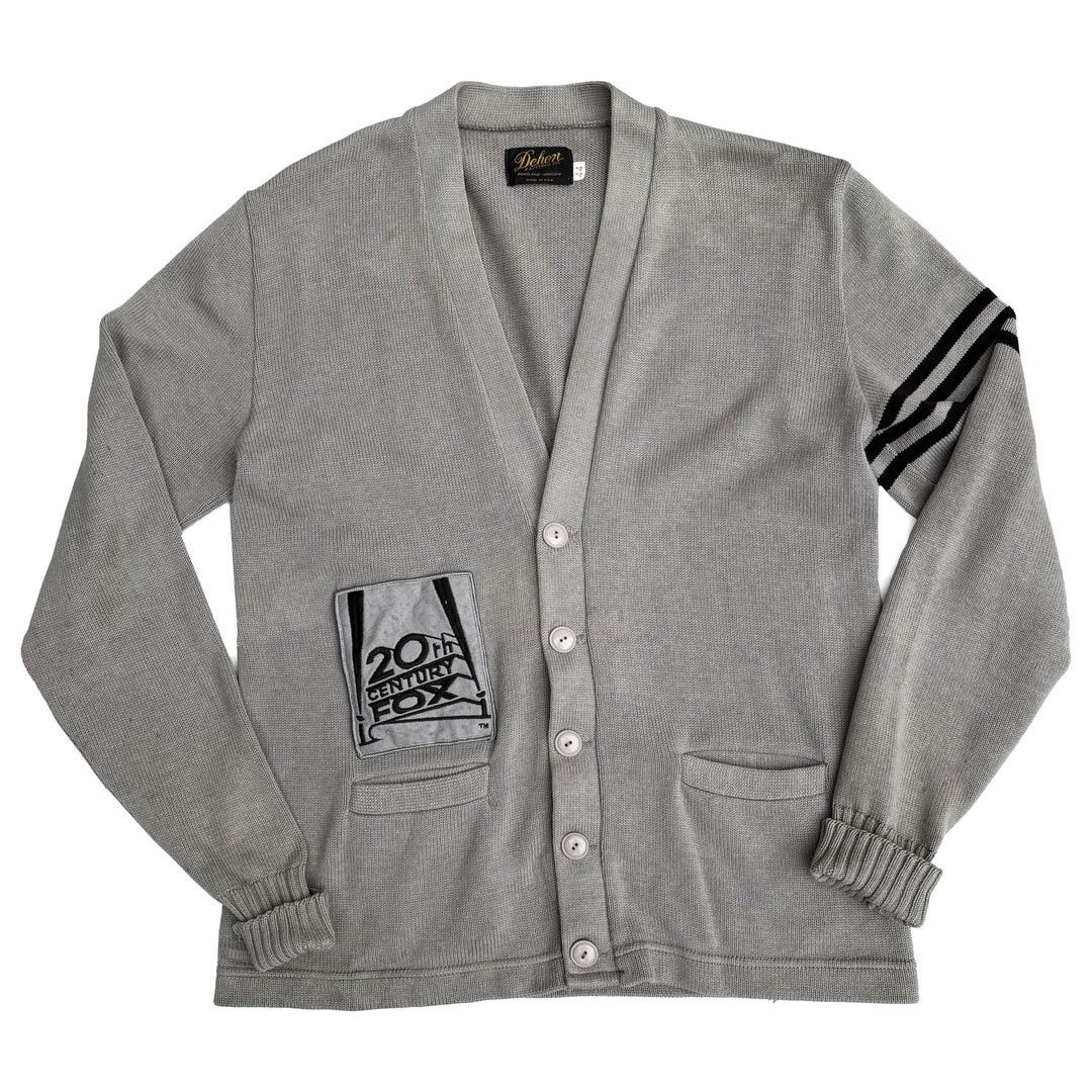 Vintage 20th Century Fox 1980 80s Vintage Cast Crew Logo Cardigan Size US L / EU 52-54 / 3 - 1 Thumbnail