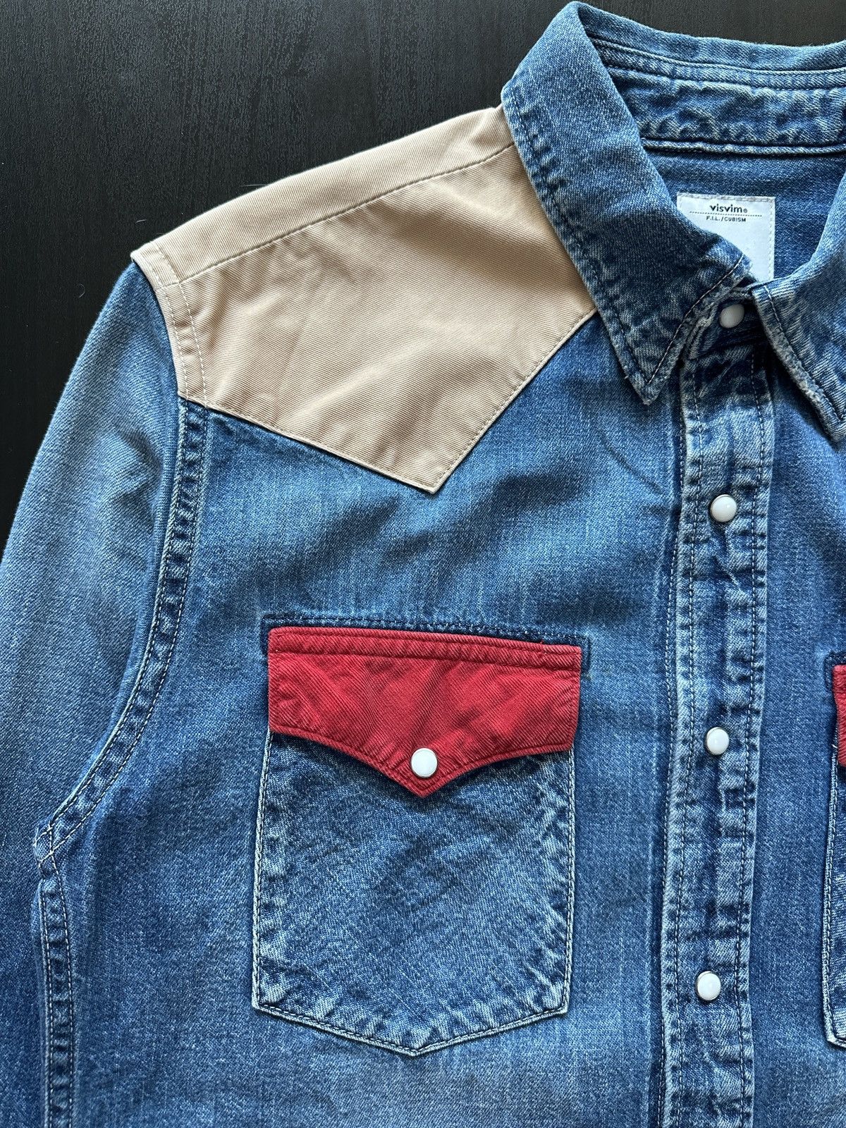 Visvim Visvim Denim Western Shirt – Made in Japan – Size 1 Size US S / EU 44-46 / 1 - 4 Thumbnail