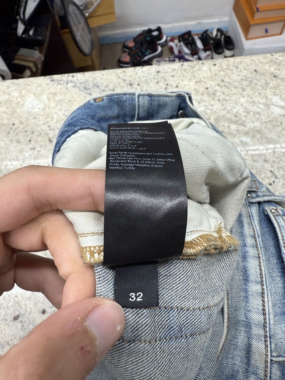 Amiri Amiri Blue denim Jeans Size US 32 / EU 48 - 12 Thumbnail