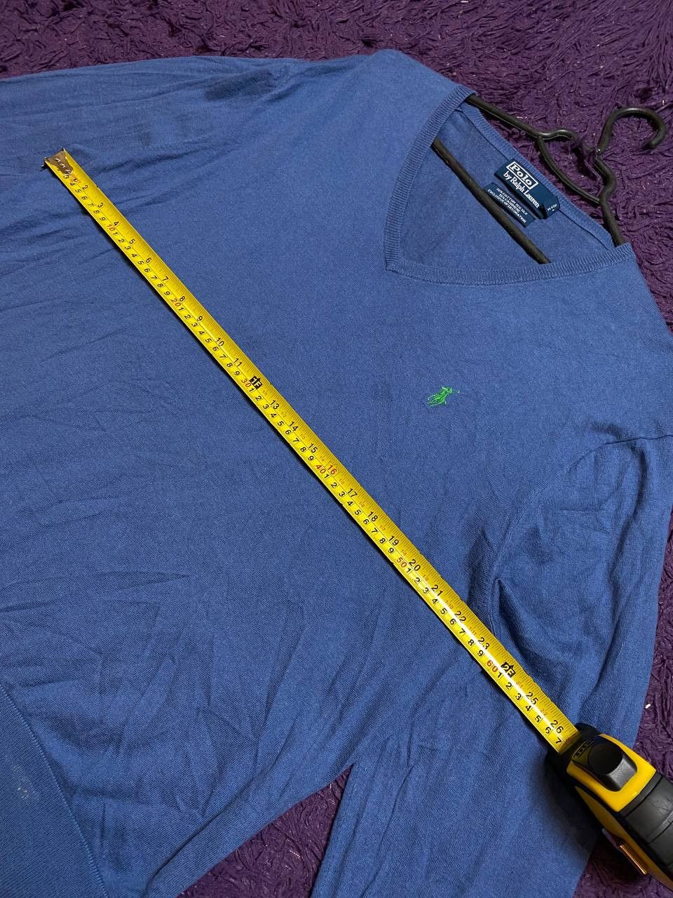 Polo Ralph Lauren Long Sleeve Polo by Ralph Lauren blue Vintage Y2K Size US XXL / EU 58 / 5 - 11 Thumbnail