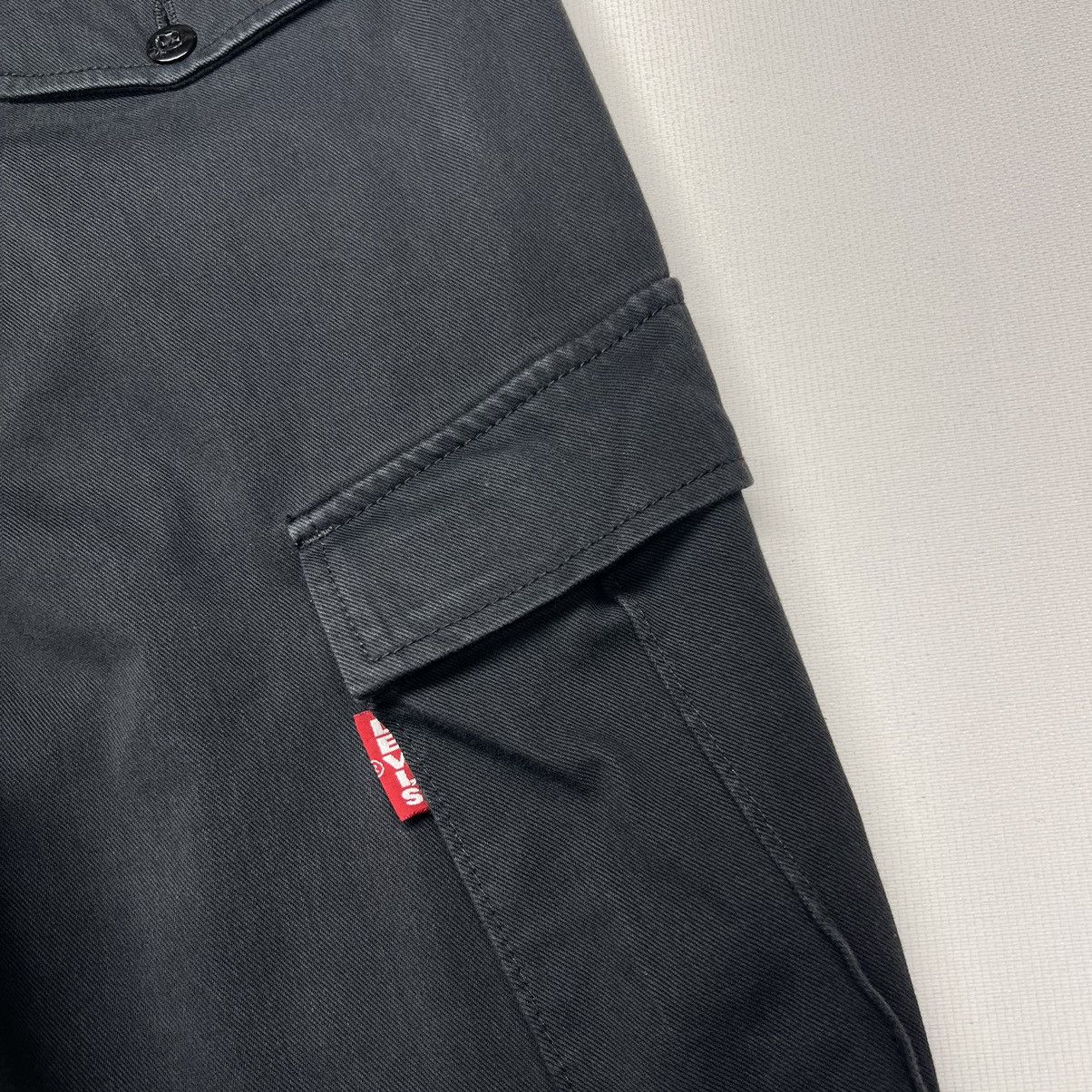 Levi's Levis Premium Cargo Pants Black Pocket Tactical Utility Y2K Size US 30 / EU 46 - 13 Thumbnail