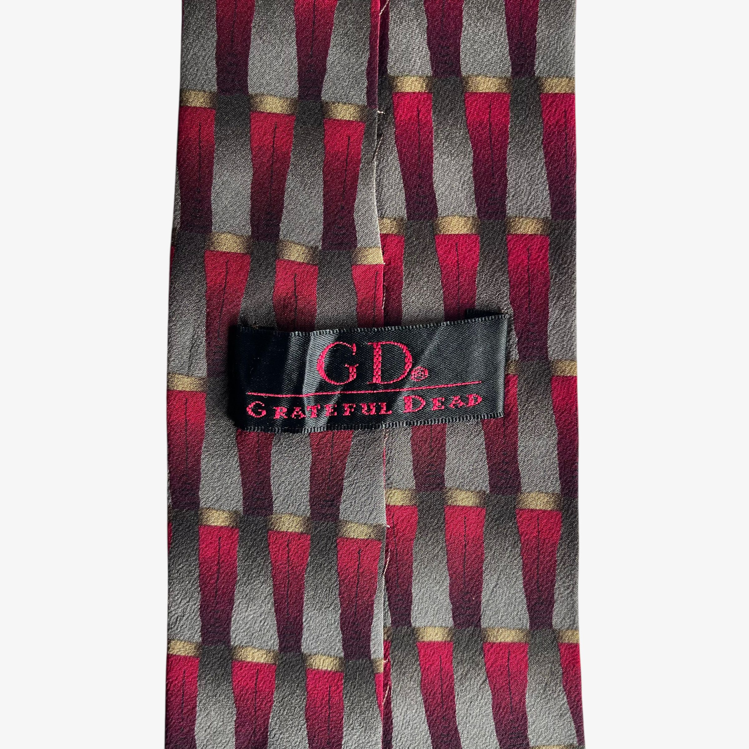 Grateful Dead Vintage 90s Grateful Dead Lost Sailor Abstract Silk Tie Size ONE SIZE - 2 Thumbnail