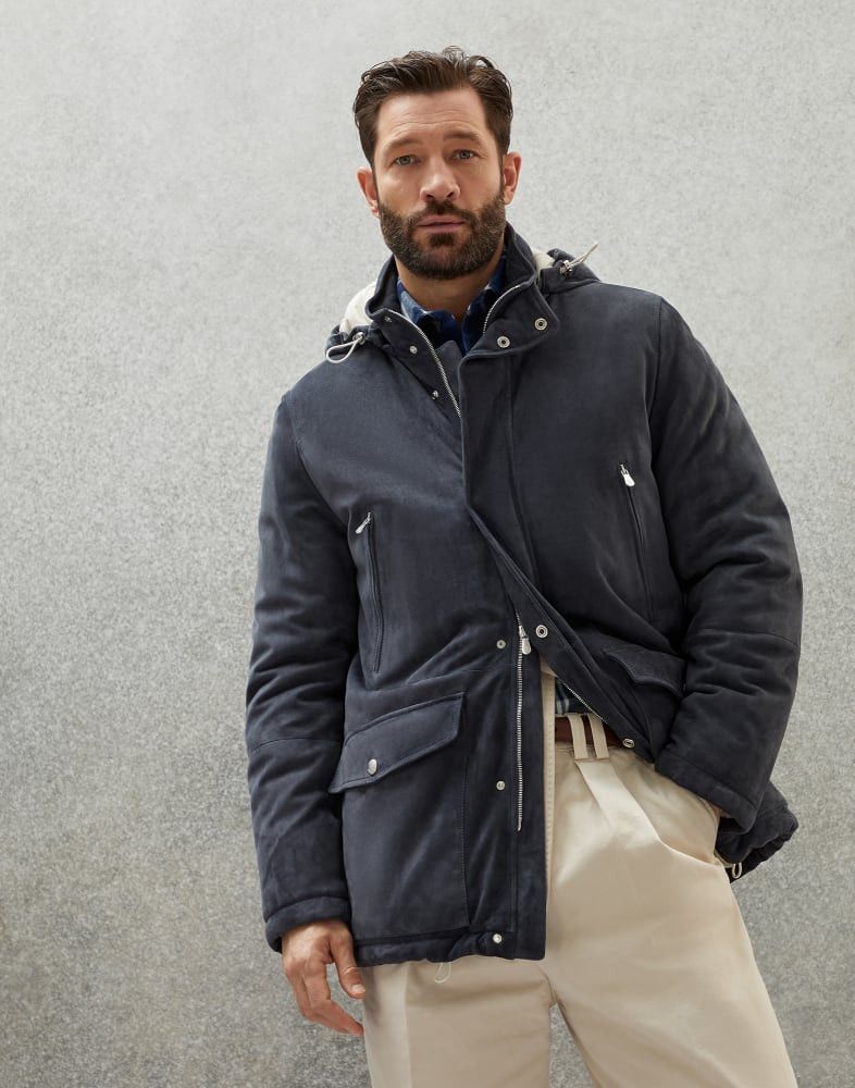 Brunello Cucinelli Jacket in Dark Blue Size US L / EU 52-54 / 3 - 1 Thumbnail