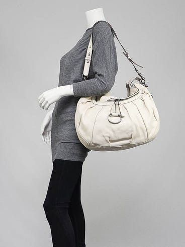 Gucci Gucci ivory leather icon hobo bag cream Size ONE SIZE - 2 Thumbnail