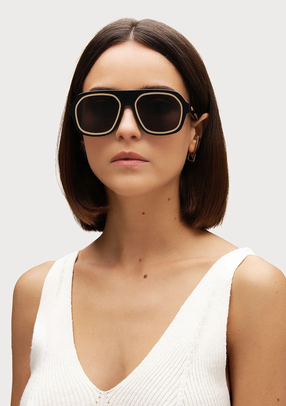 Bottega Veneta Bottega Veneta Women Sunglasses BV1217S 001 NEW AUTHENTIC Size ONE SIZE - 10 Thumbnail