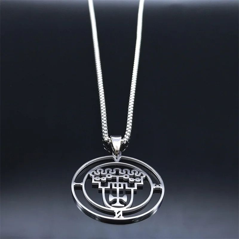 Jewelry VINE Demon Seal Statement Pendant Charms Necklace Emblem Size ONE SIZE - 2 Thumbnail
