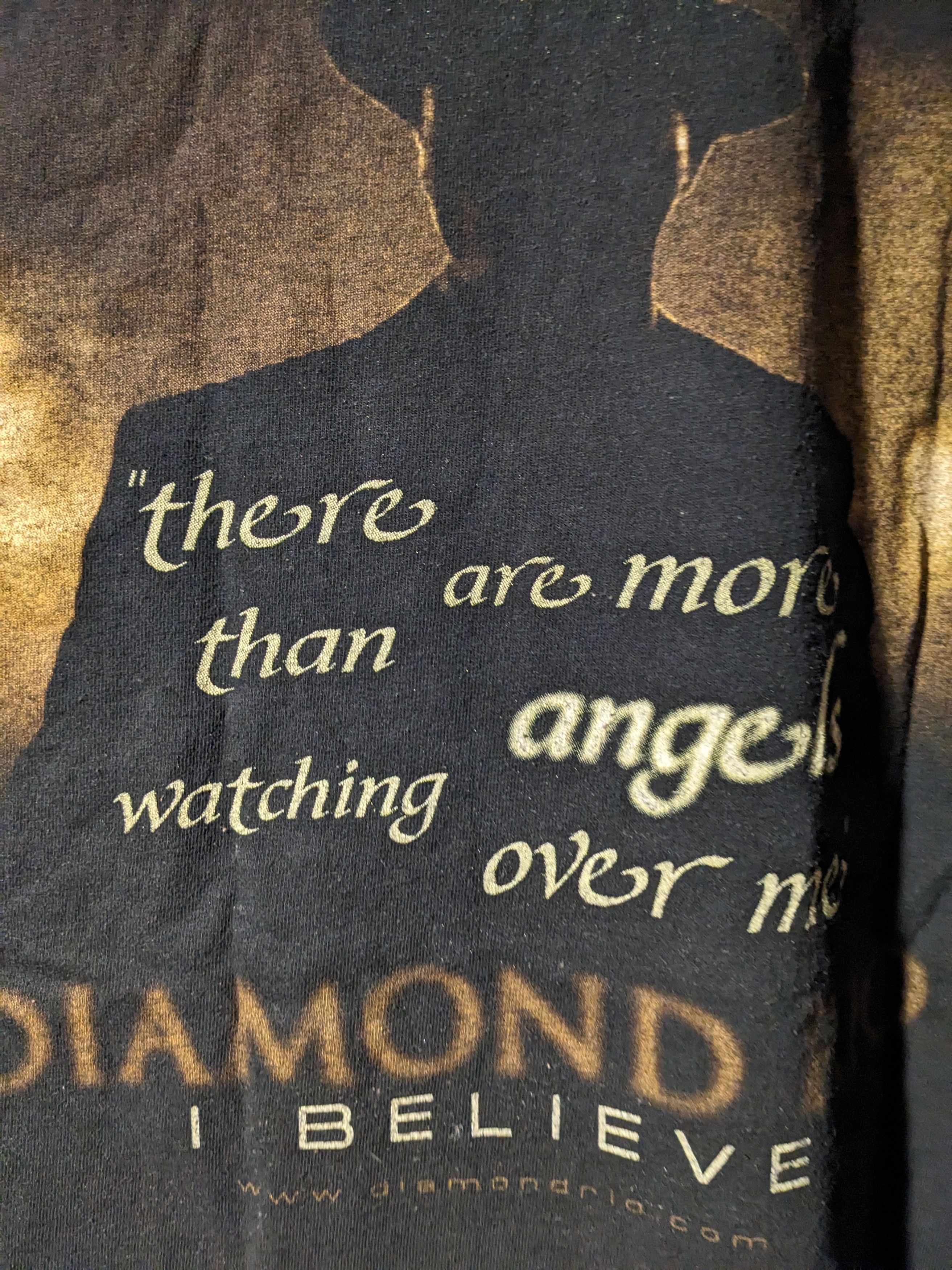 Band Tees × Vintage Vintage Y2K Diamond Rio I Believe Band Black Large T-Shirt Size US L / EU 52-54 / 3 - 5 Thumbnail