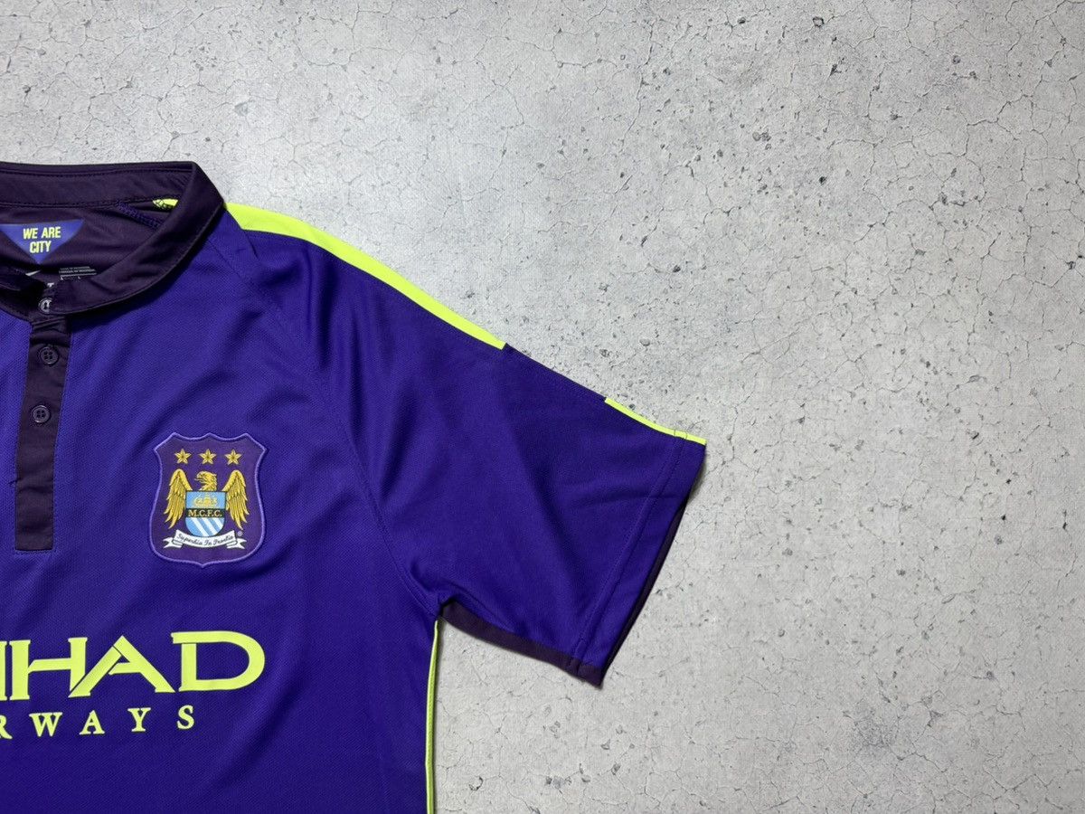 Nike Nike FC Manchester City 2014/2015 Soccer Jersey Vintage Size US L / EU 52-54 / 3 - 4 Thumbnail