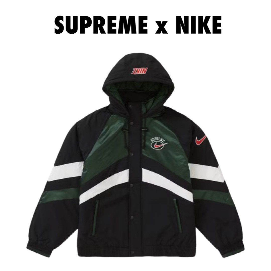 Supreme Supreme Nike Hooded Sport Jacket Green | Grailed