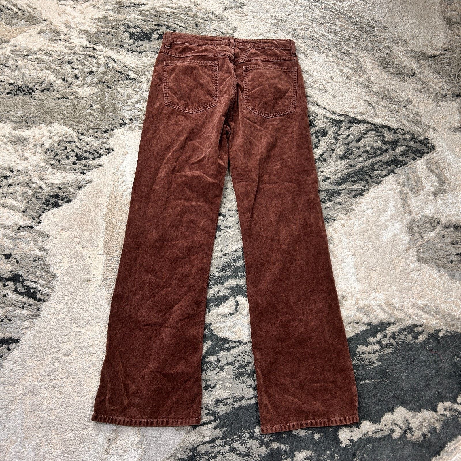 CLOSED Closed Corduroy Pants Womens 27 Brown Slightly Flared Leg Size 27" / US 4 / IT 40 - 2 Thumbnail