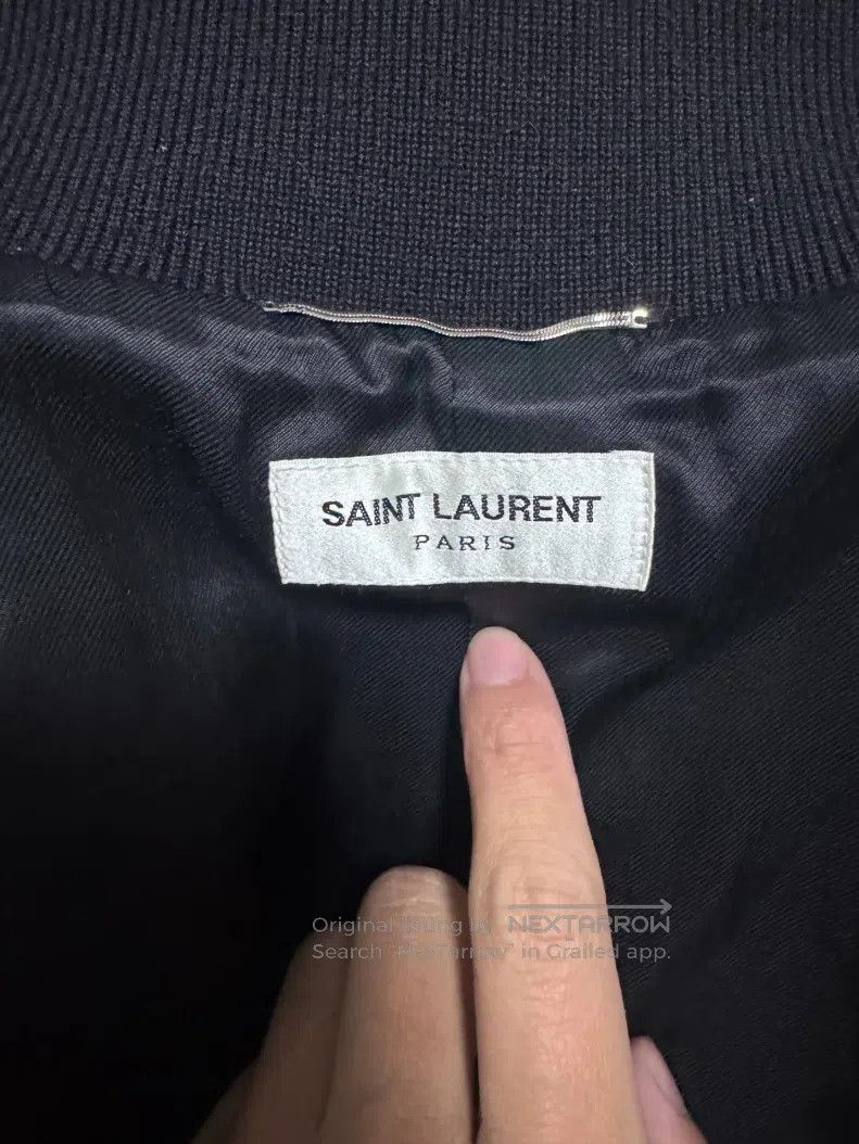 Saint Laurent Paris Saint Laurent Paris Black and White Baseball Jersey Size US L / EU 52-54 / 3 - 5 Thumbnail
