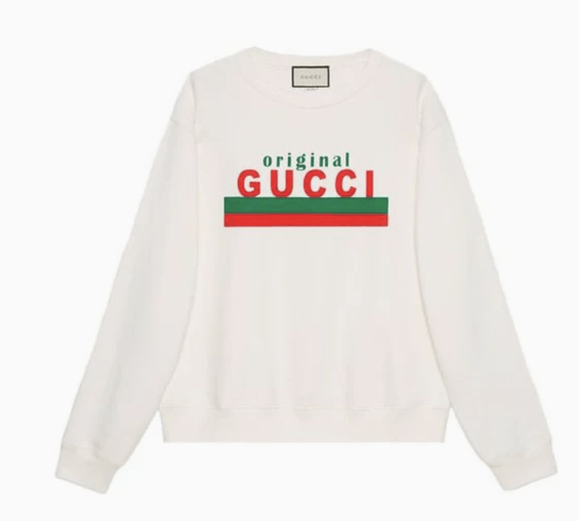 Gucci Gucci "Original" Print Crew Sweatshirt Size US L / EU 52-54 / 3 - 1 Thumbnail