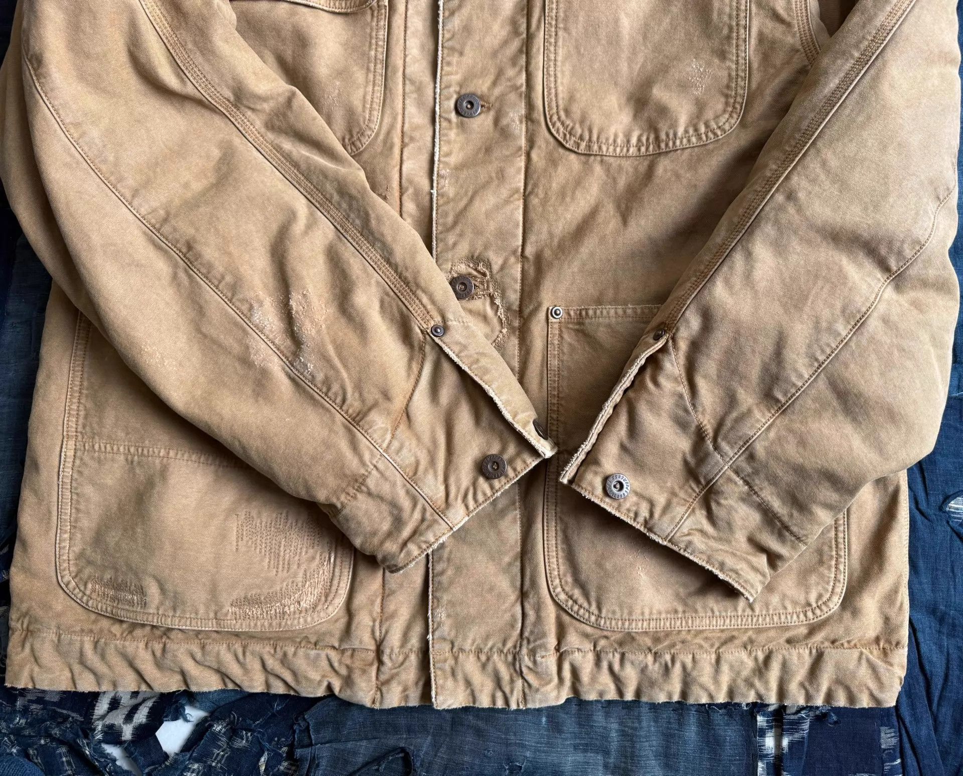 Visvim VISVIM 26SS ICT MACRAY CRASH Washed Distressed 4Pkt Brown 4 Size US XL / EU 56 / 4 - 7 Thumbnail