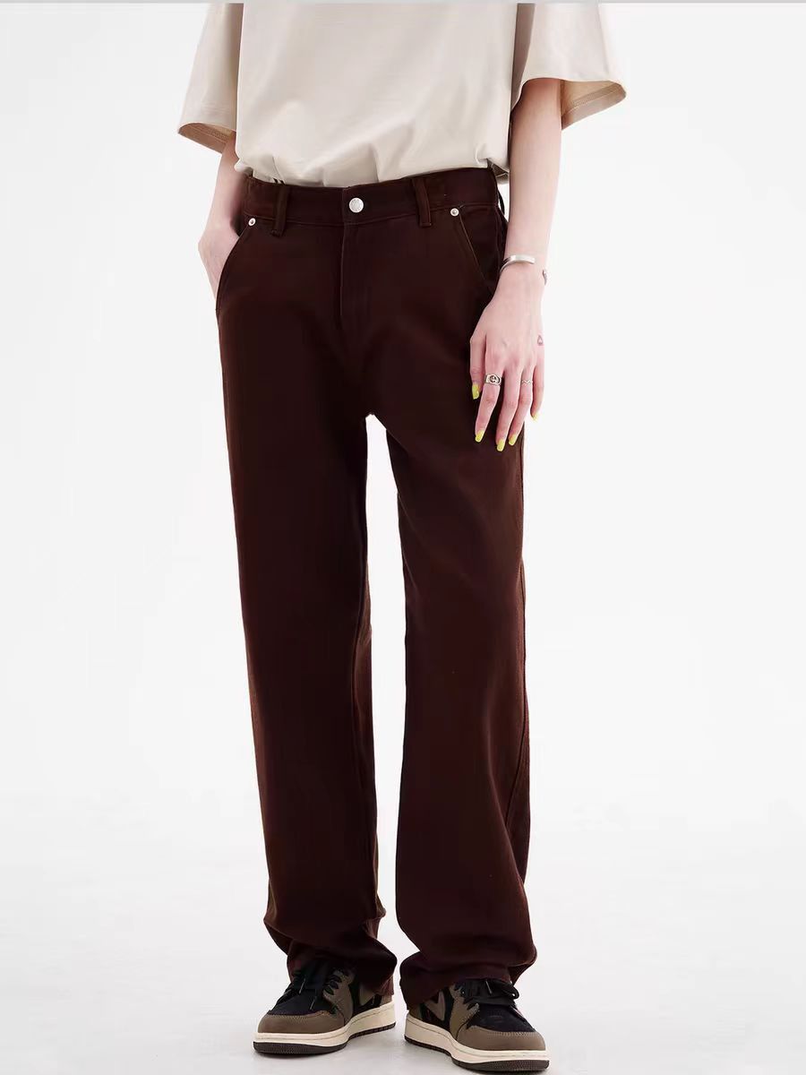 image of Brown High Street Vintage Loose Fit Jeans, Men's (Size 32)