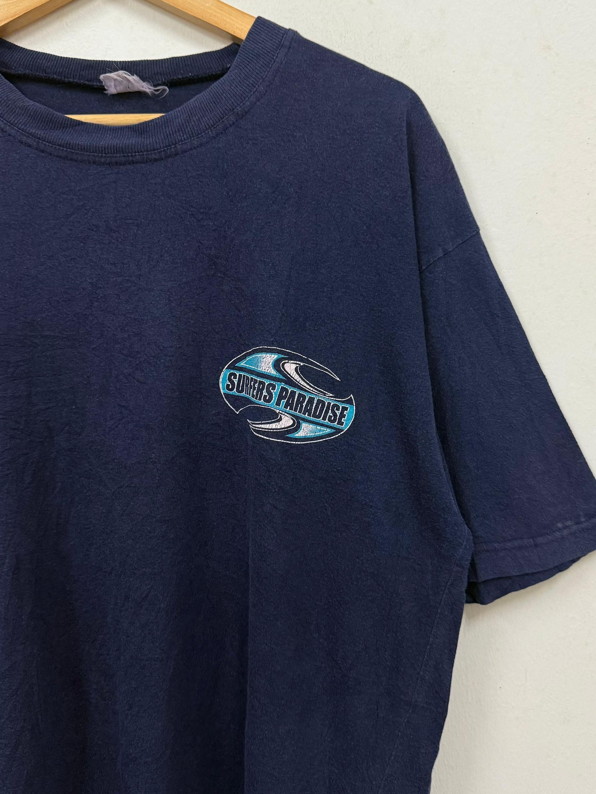 Vintage Vintage 90s SURFERS PARADlSE surf hawaii piko t&c shirt Size US XL / EU 56 / 4 - 5 Thumbnail