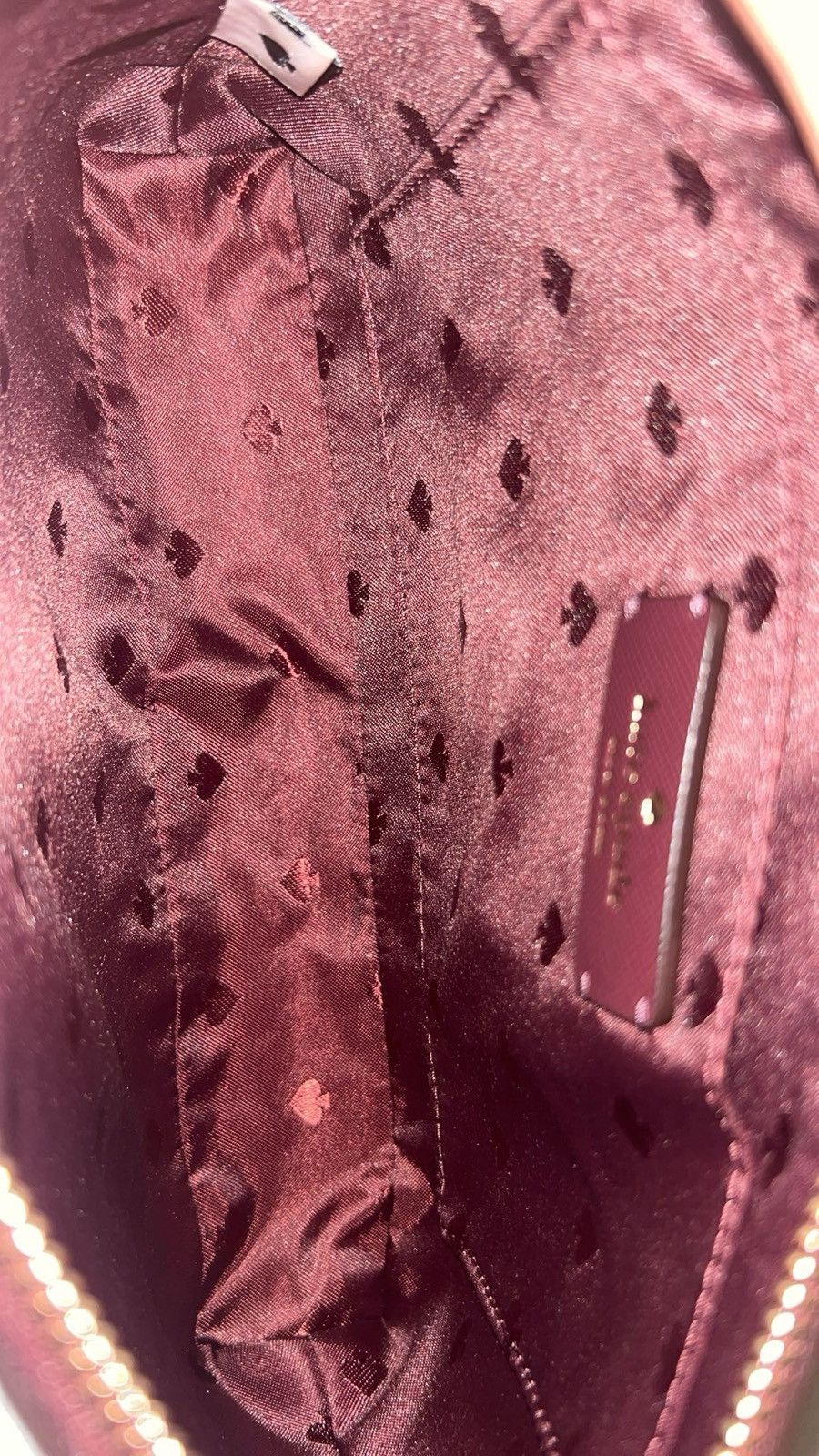 Kate Spade Kate Spade Burgundy Crossbody Bag Pink and Purple Glitter Size ONE SIZE - 7 Thumbnail