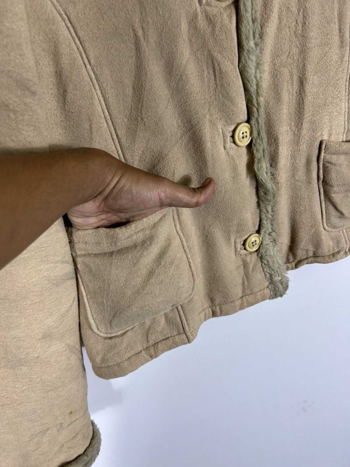 Japanese Brand 🔥Luxury ANAYI Japan Hooded Button Cropped Jacket Size M / US 6-8 / IT 42-44 - 6 Thumbnail