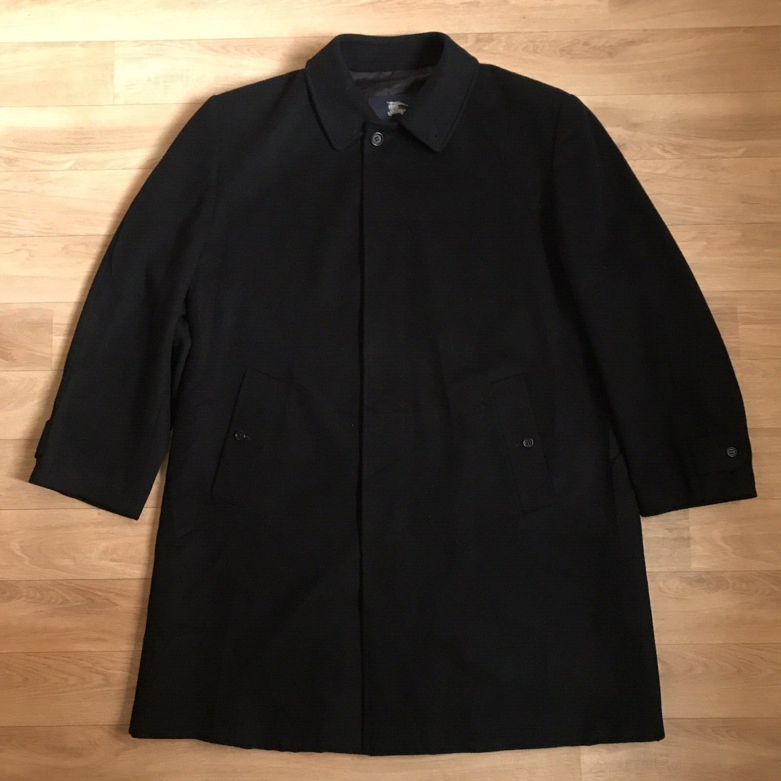 Burberry Burberry london Trench Coat jacket Nova CASHMERe WOOL mens Size US XL / EU 56 / 4 - 1 Thumbnail