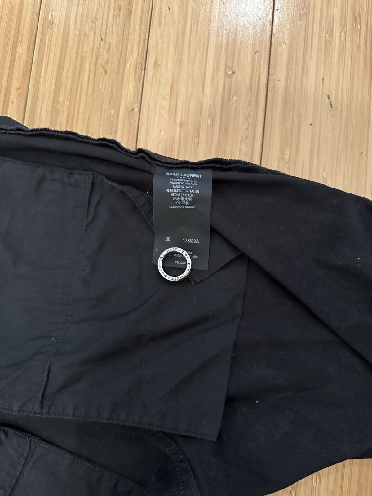 Saint Laurent Paris Hedi Slimane Saint Laurent Paris Slim Fit Trousers Size US 30 / EU 46 - 5 Thumbnail