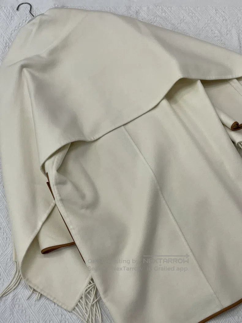 Hermes Hermes Black Cashmere Open Cardigan Jacket, Belt Missing Size XXS / US 00 / IT 34 - 4 Thumbnail