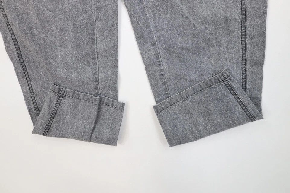 Vintage Vintage 80s Streetwear Tapered Parachute Cargo Pants Gray Size US 30 / EU 46 - 5 Thumbnail